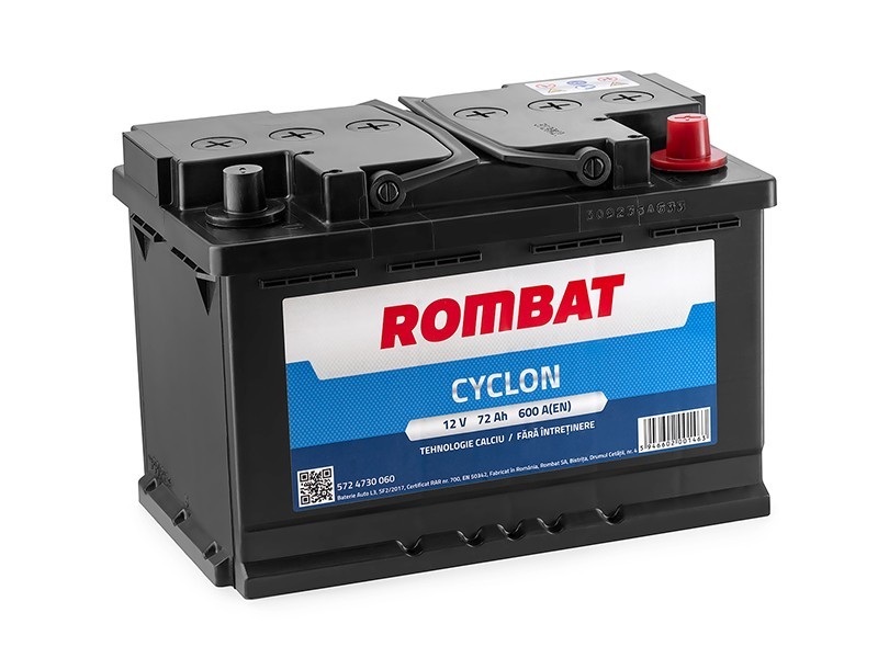 Baterie auto ROMBAT CYCLON 72 AH 600A