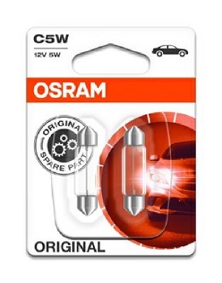Set 2 becuri C5W 5W 12V ORIGINAL BLISTER OSRAM